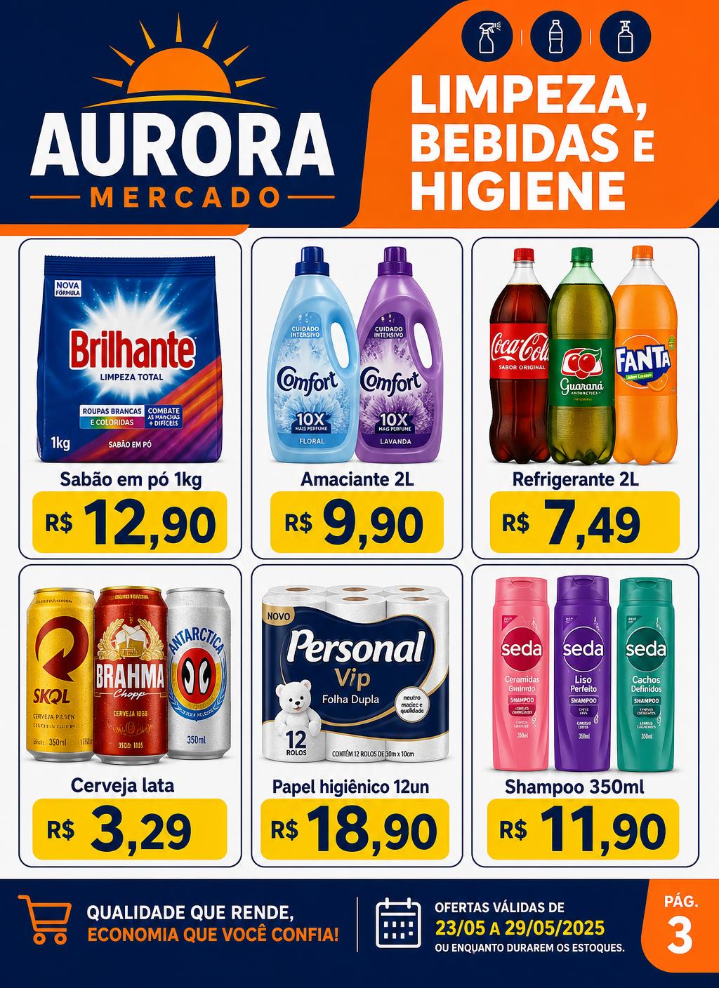Ofertas de Padaria no Aurora Mercado